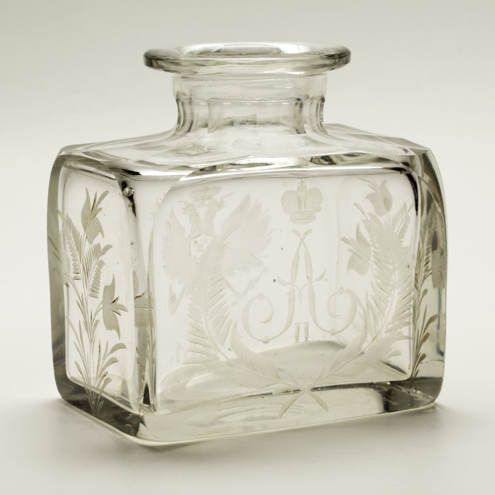 Russian Imperial glass shtof. — image 4