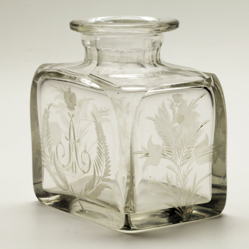 Russian Imperial glass shtof. — image 5