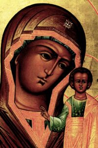 Russian icon of Mother of God. — image 2