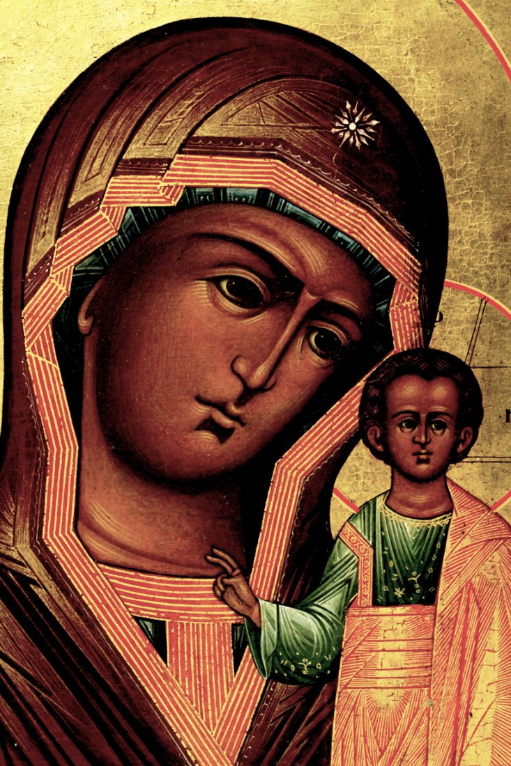 Russian icon of Mother of God. — image 2