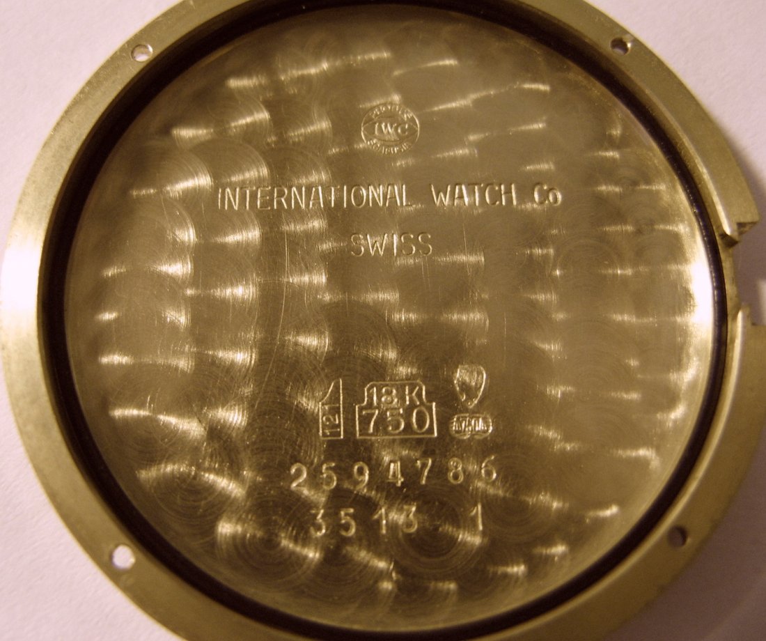 "IWC " mens wristwatch with calendar. — image 7