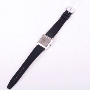 "Boucheron" mens white 18k gold wristwatch with — image 3