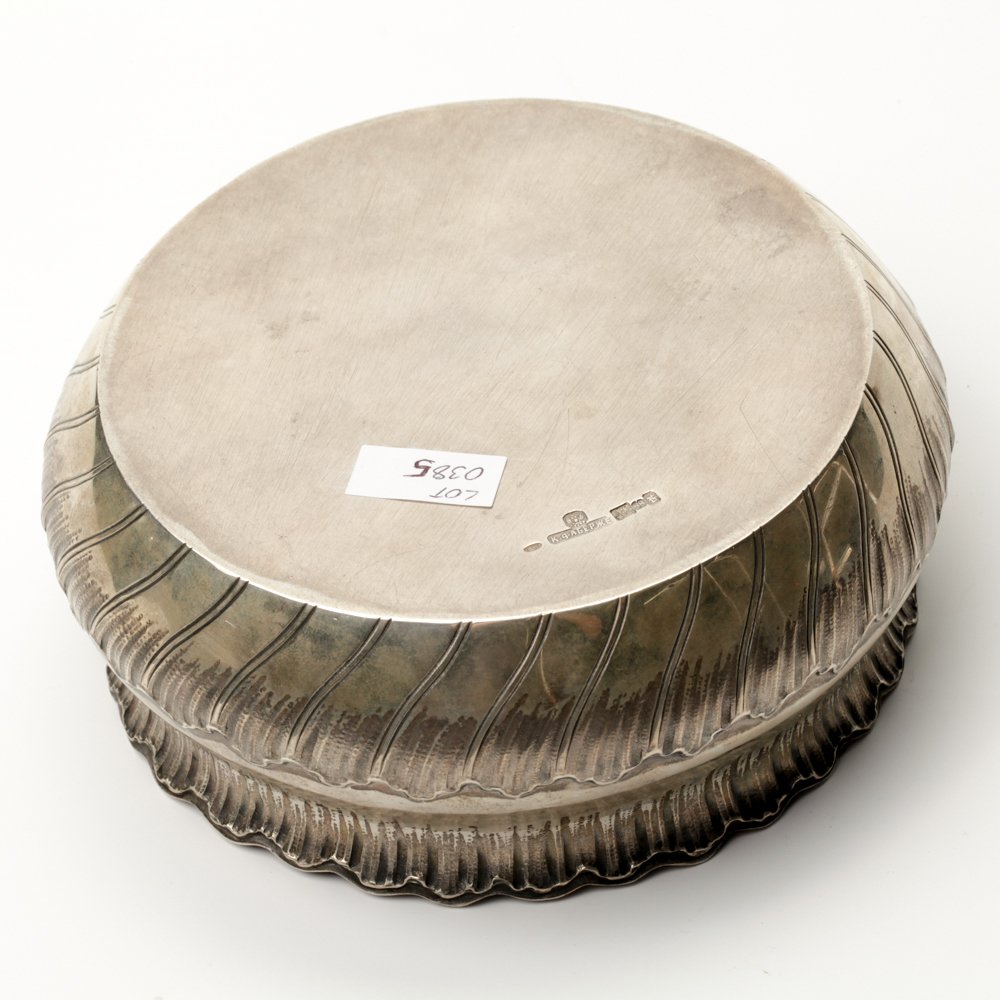 Russian silver Faberge bowl. — image 3