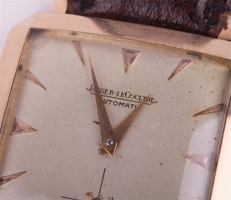"Jaeger Le Coultre" rectangular automatic gold 18k — image 2