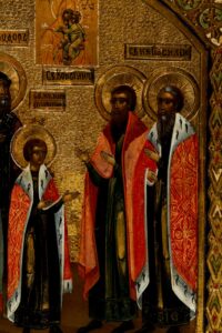 Russian icon of selected Yaroslavl saints. — image 4