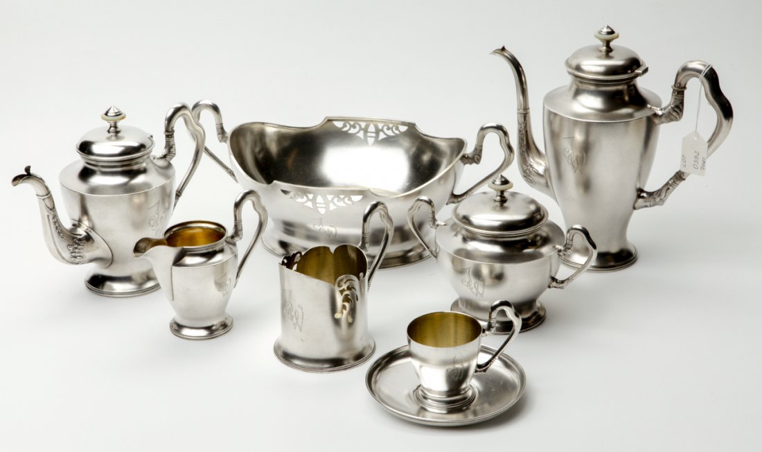 Russian Imperial silver set. — image 2
