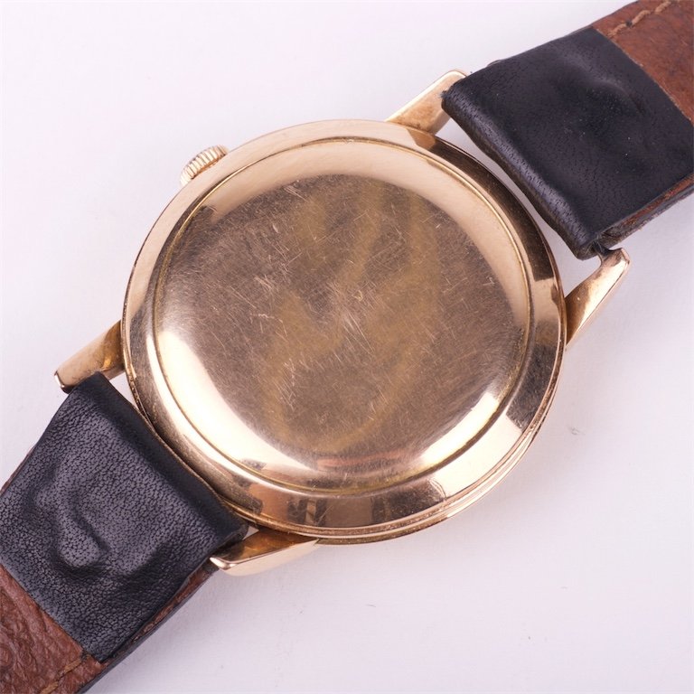 "Longines" gold 18K automaticl mens wristwatch. — image 3