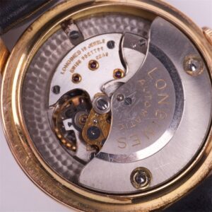 "Longines" gold 18K automaticl mens wristwatch. — image 9