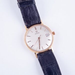 Omega calender automatic gold 18k wristwatch. — image 1