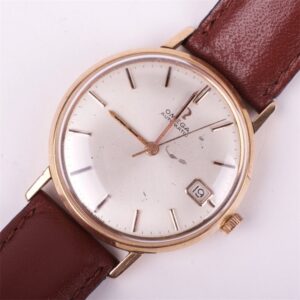 Omega calender automatic gold 18k wristwatch. — image 1