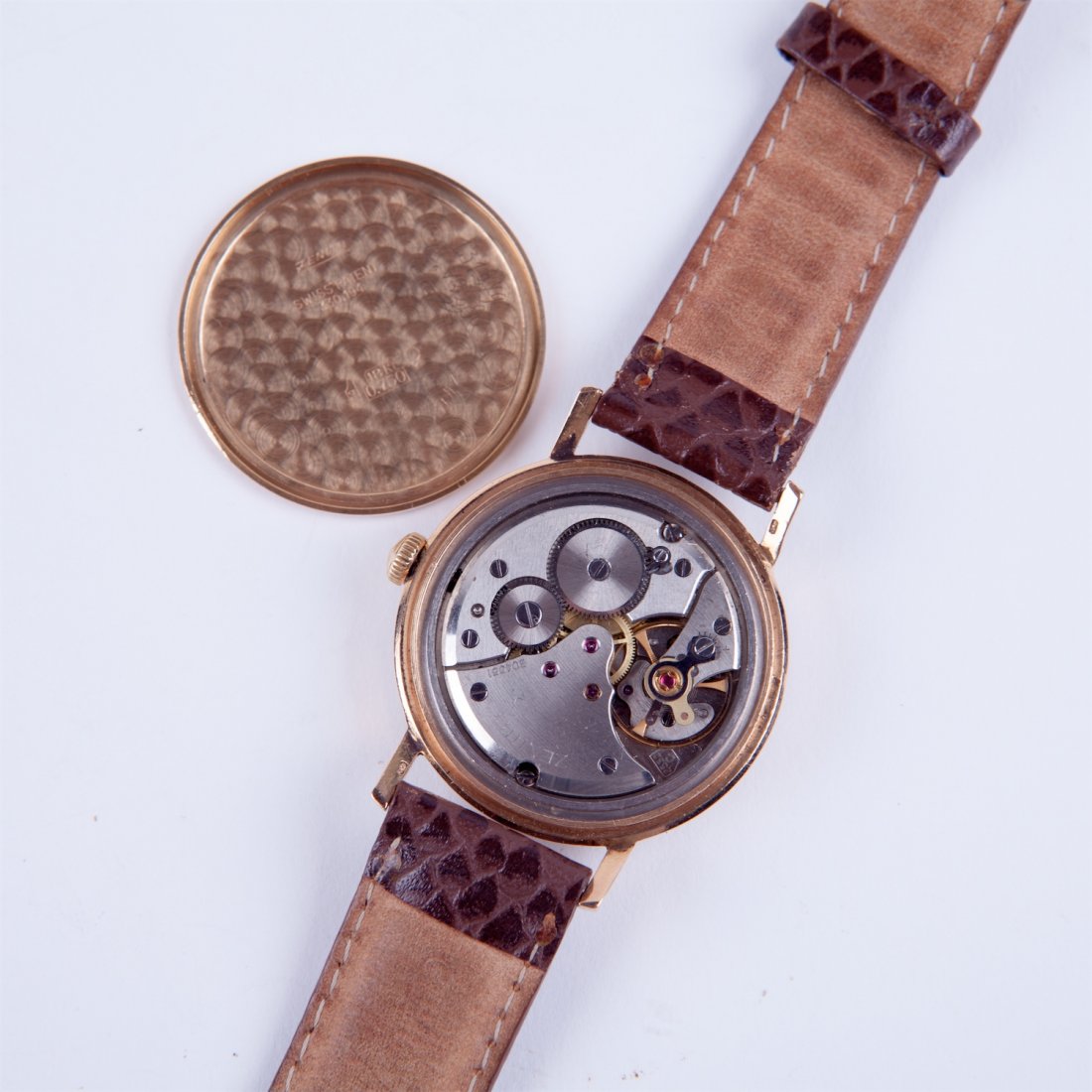 Zenith calender gold 18k-0.750 mens wristwatch. — image 4