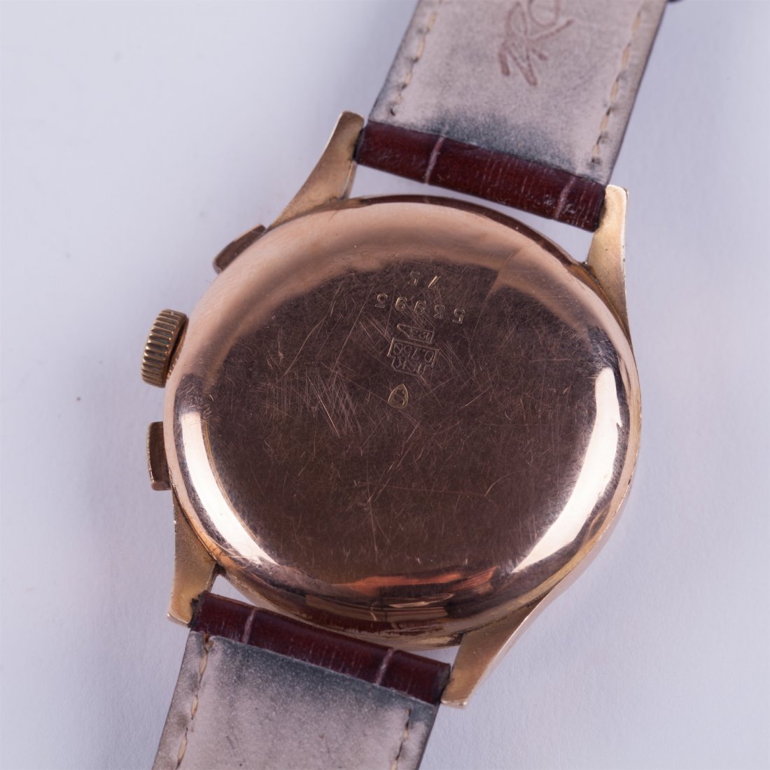 Gold 18k "Wemalux Chronographe Suisse" chronograph — image 2