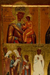 Threefold russian icon. — image 2