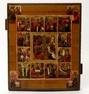 Russian icon of Resurrection. — image 1