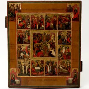 Russian icon of Resurrection. — image 1