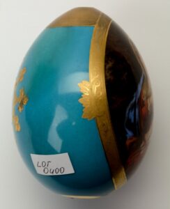 Russian porcelain easter egg. Signed Fedor Tarachkov. — image 5