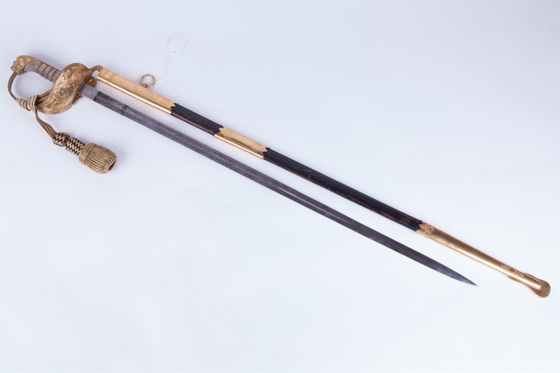Swedish navy officer sword model 1878 year. — image 3