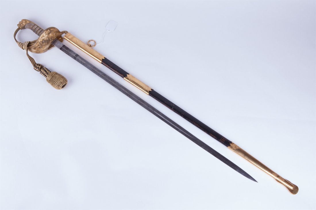 Swedish navy officer sword model 1878 year. — image 4