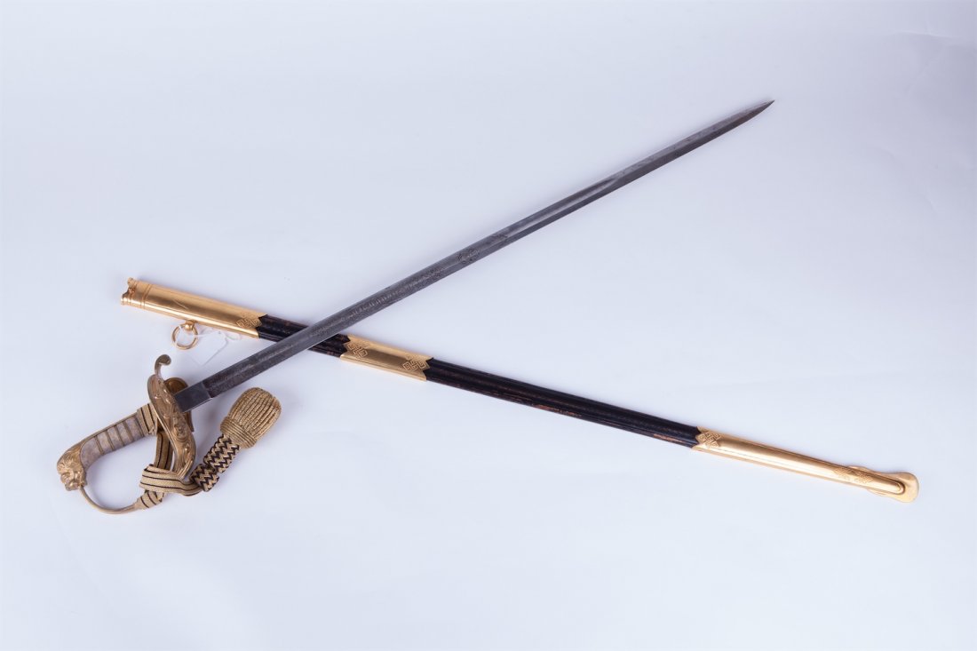 Swedish navy officer sword model 1878 year. — image 6