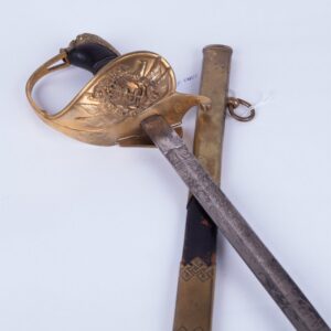 Swedish navy officer sword model 1860 year. — image 1