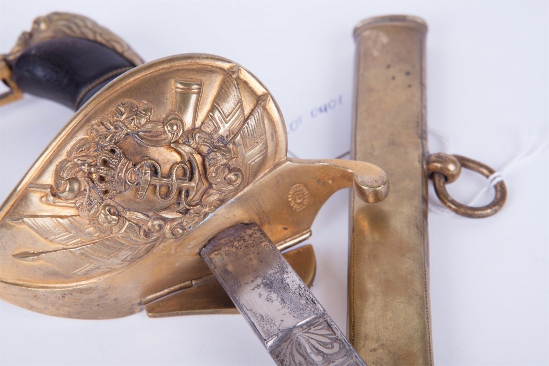 Swedish navy officer sword model 1860 year. — image 2