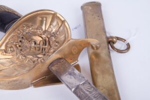 Swedish navy officer sword model 1860 year. — image 3