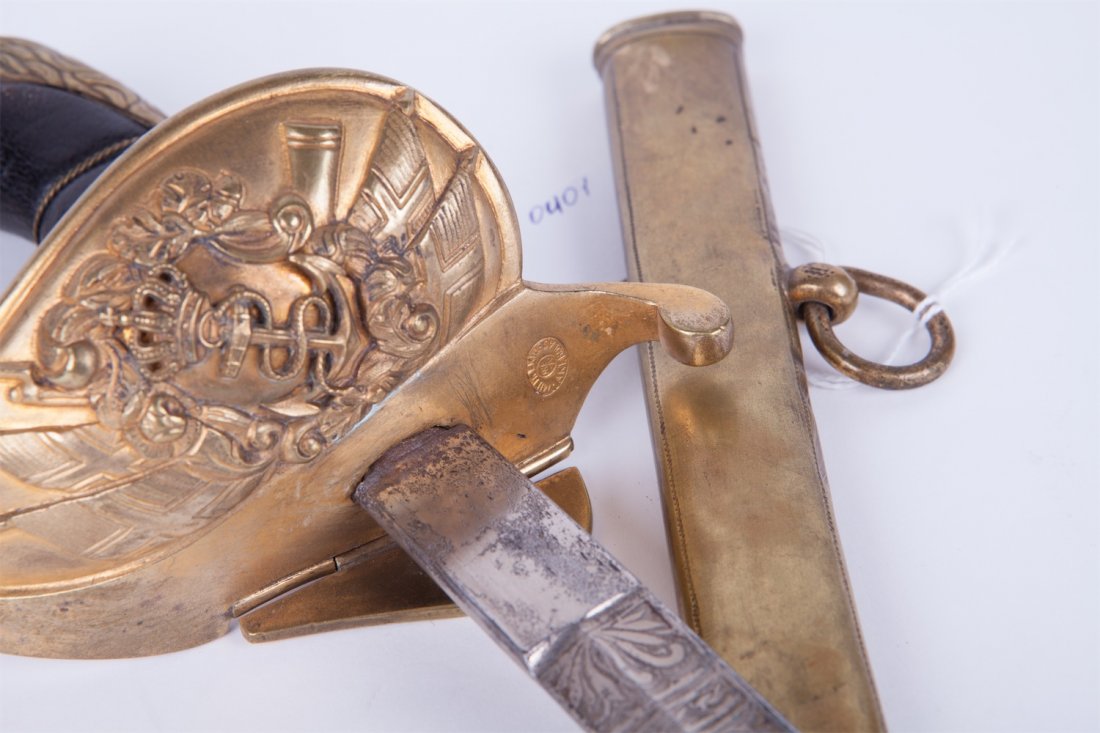 Swedish navy officer sword model 1860 year. — image 3