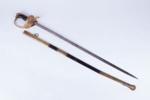 Swedish navy officer sword model 1860 year. — image 4