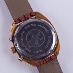 Dreffa Rectangular calender chronograph wristwatch. — image 2