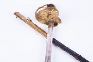Swedish navy unter officer sword model 1878 year. — image 1