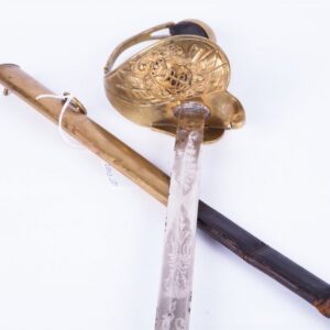 Swedish navy unter officer sword model 1878 year. — image 1