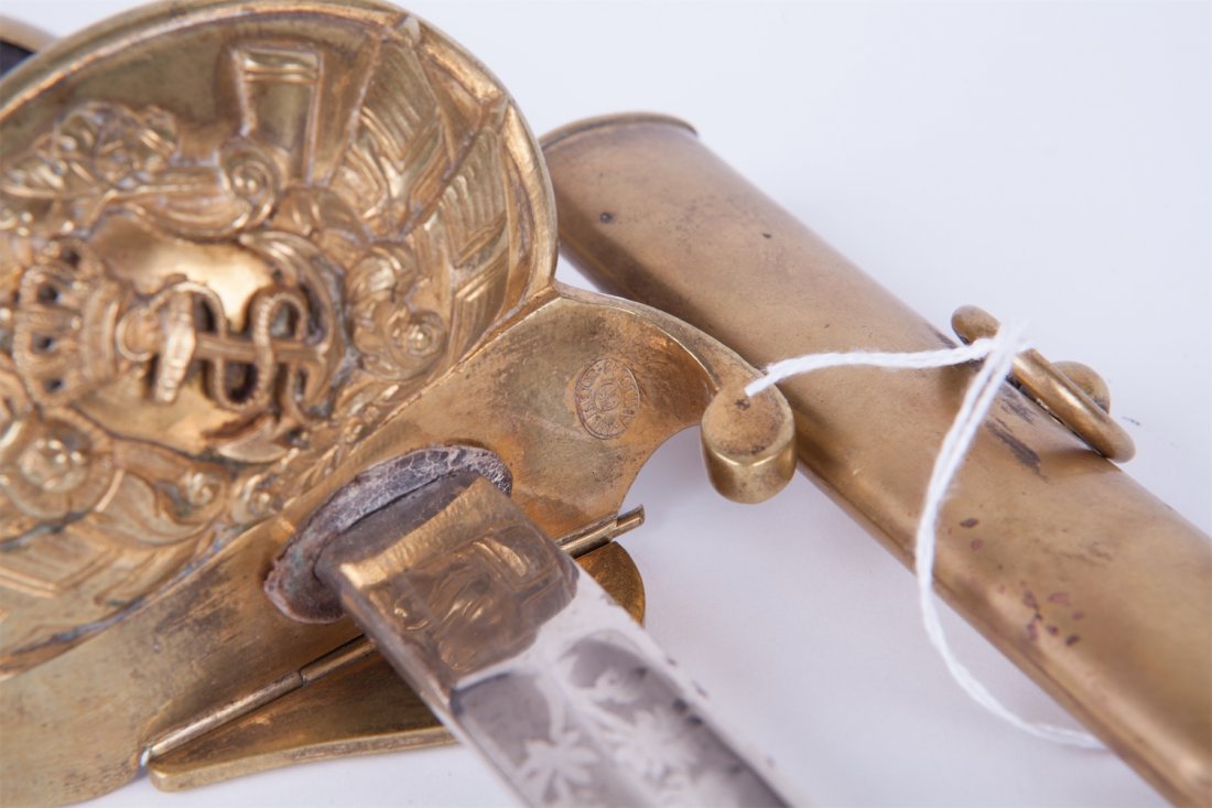 Swedish navy unter officer sword model 1878 year. — image 3