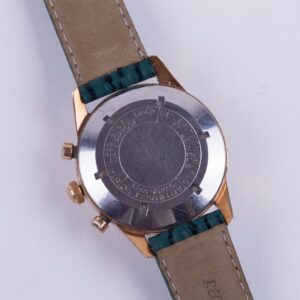 "Dreffa Geneve" gold plated chronograph wristwatch. — image 2