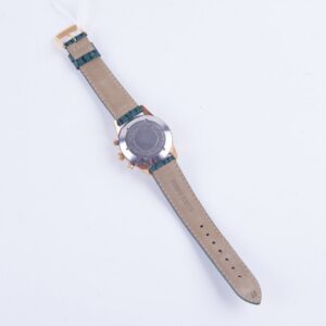"Dreffa Geneve" gold plated chronograph wristwatch. — image 4