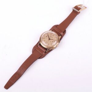 "Leda" gold plated mens wristwatch. — image 2