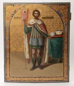 Russian icon of Saint Alexander. — image 1