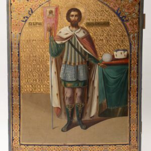 Russian icon of Saint Alexander. — image 1
