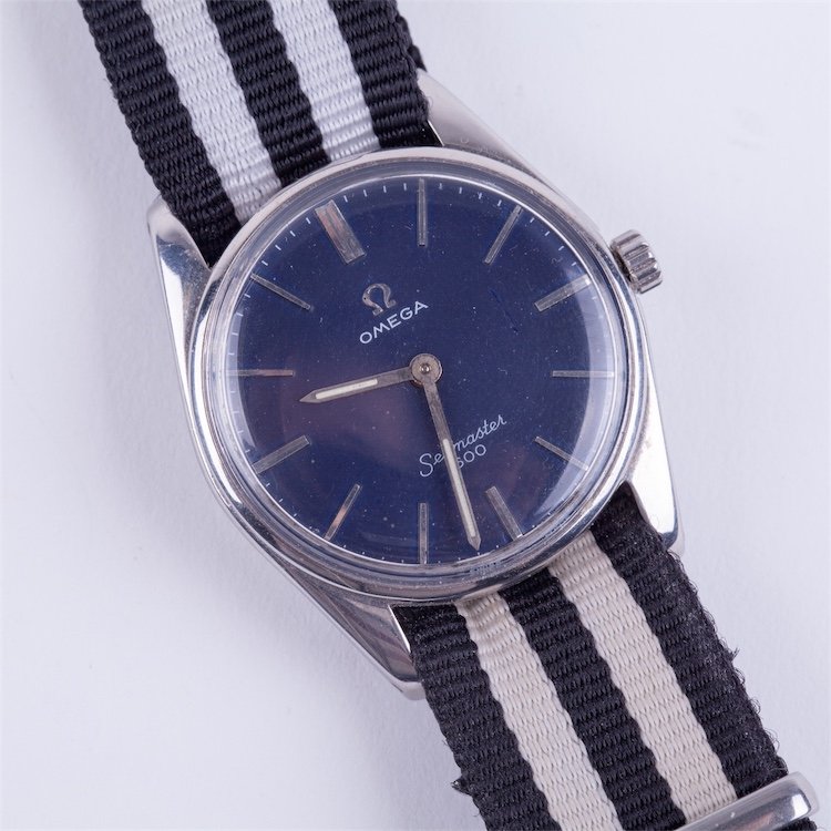 Stainless steel "Omega Seamaster 600 wristwatch". — image 1
