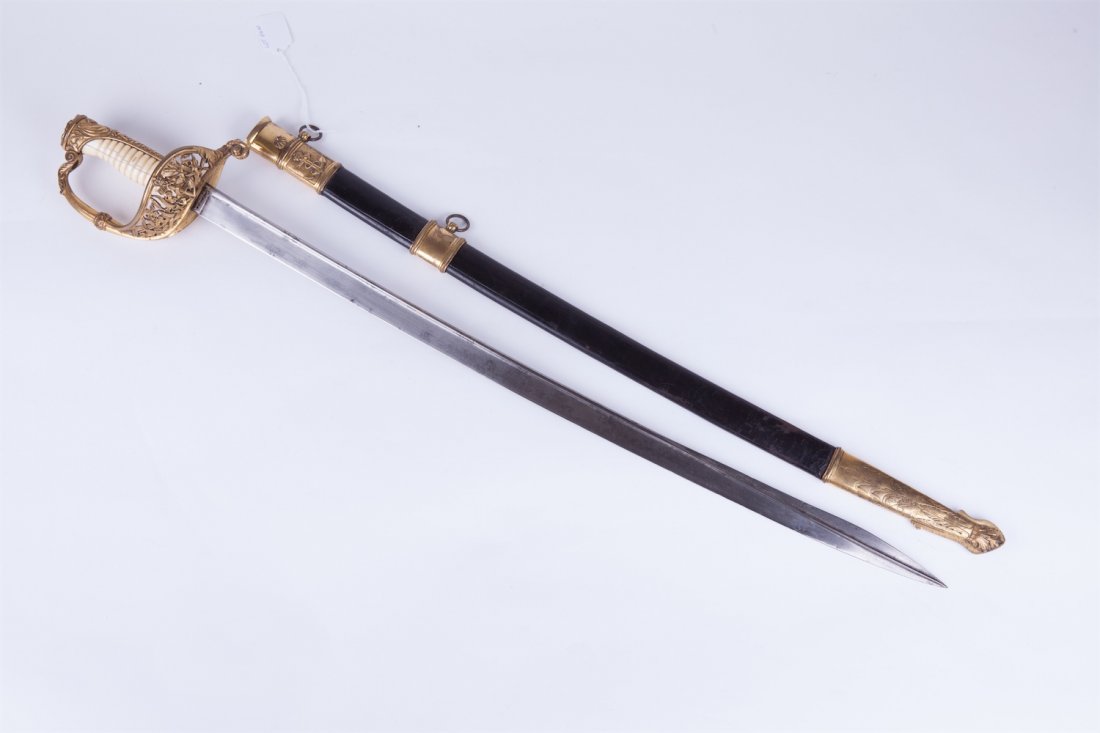 Danish navy officer sword. — image 2