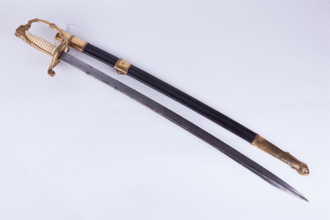 Danish navy officer sword. — image 3