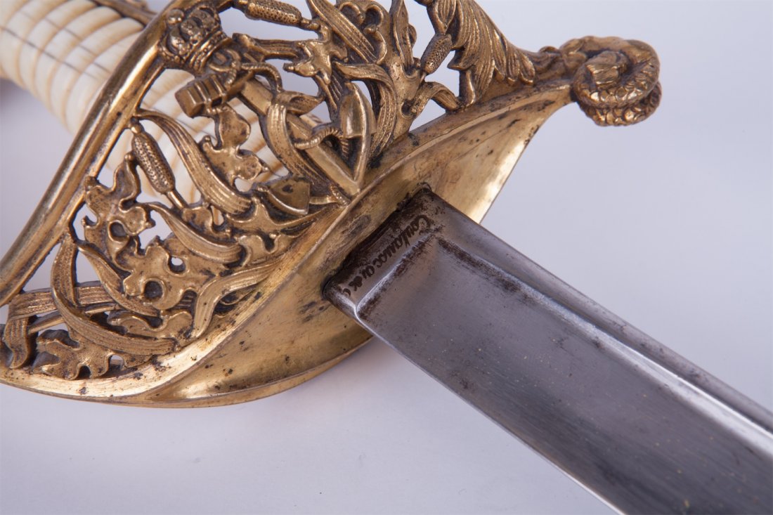Danish navy officer sword. — image 4