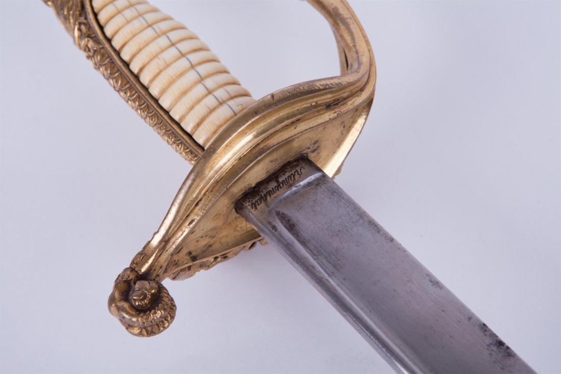 Danish navy officer sword. — image 5