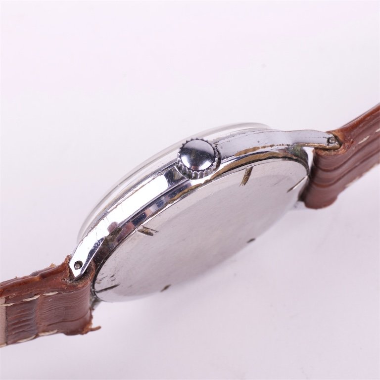 "Zenith" metal mechanical mens wristwatch. — image 3