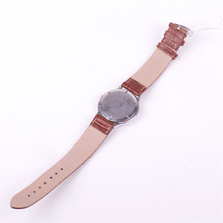 "Zenith" metal mechanical mens wristwatch. — image 5