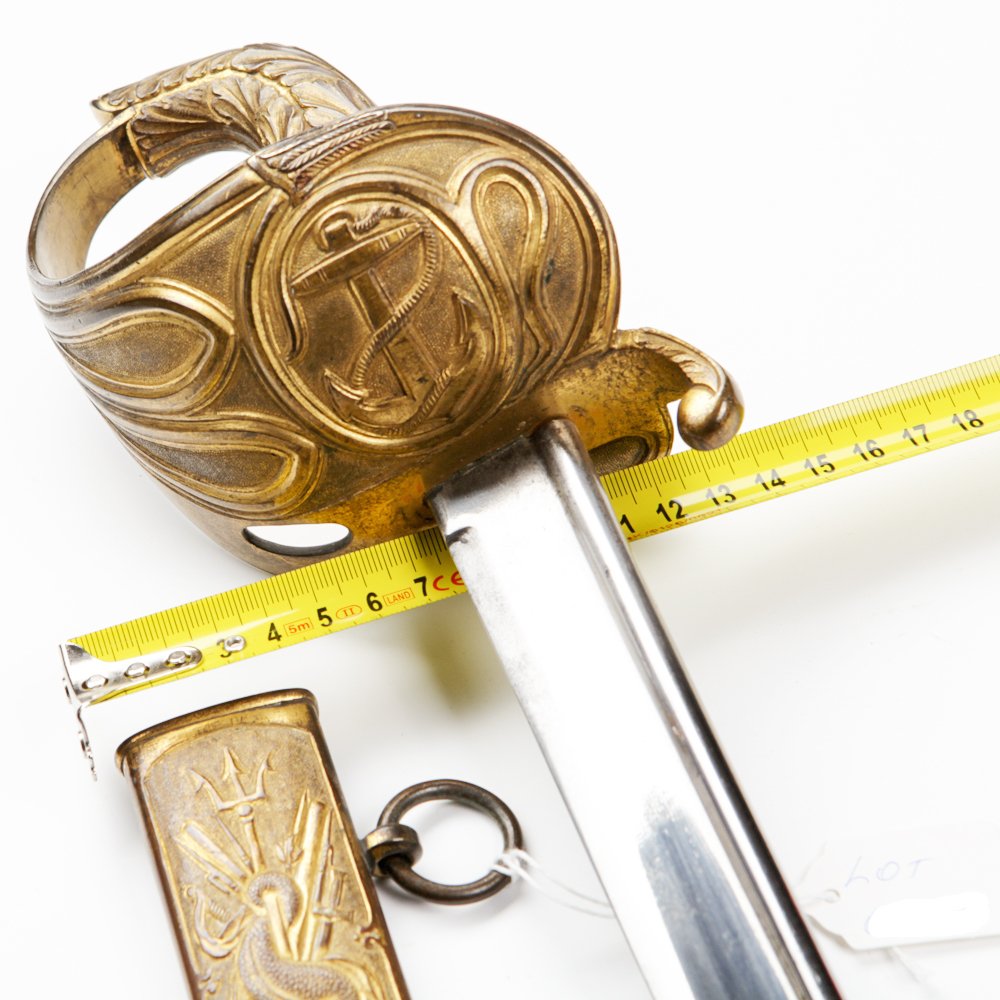Extremely rare Danish navy officer sword. — image 7