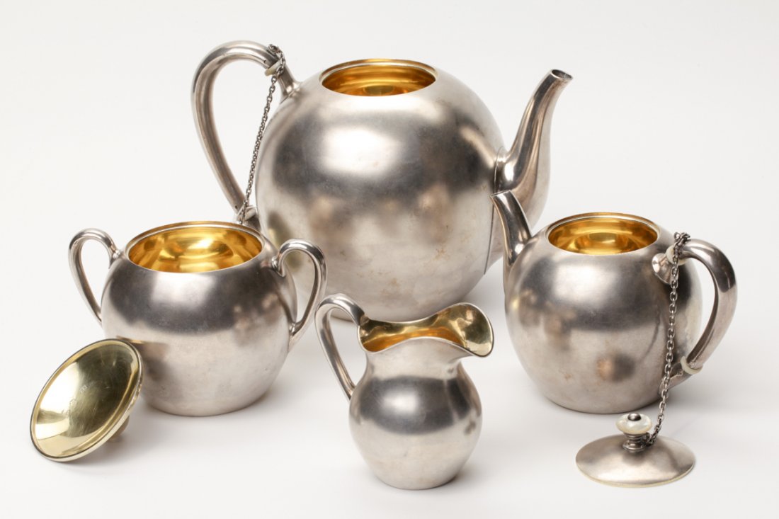 Russian silver coffee and tea service. — image 2