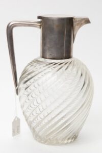 Russian silver and glass decanter. — image 2