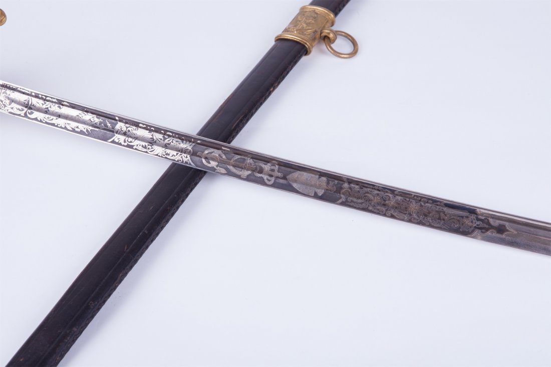 Norwegian navy officer sword. Model 1842y. — image 4