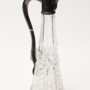 Russian silver and cut glass decanter. — image 1