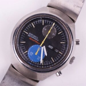 "Seiko" automatic Chronograph mens wristwatch. — image 1